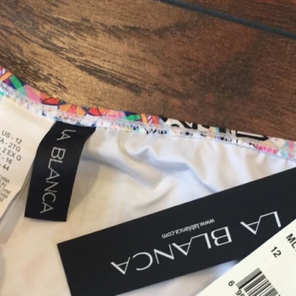 NWT La Blanca Swimwear Majorca Hipster Bottom - Picture 3 of 6